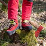 Protipořezová obuv Haix Protector Forest 2.1 GTX - červená