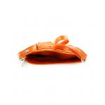 Kožená zipová minikabelka Arwel 3013­ - oranžová