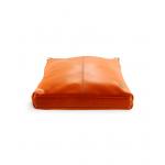 Kožená zipsová minikabelka Arwel 3013 - oranžová