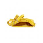 Kožená zipsová minikabelka Arwel 3013 - žltá