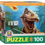Puzzle Dino selfie 100 dílků
