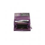Dámska kožená listová peňaženka Arwel 2120 - fialová