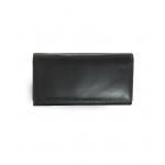 Dámska kožená listová peňaženka Arwel 4233 - čierna