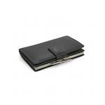 Dámska kožená listová peňaženka Arwel 6232 - čierna