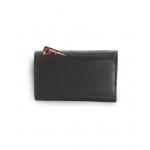 Dámska kožená listová peňaženka Arwel 6236 - čierna
