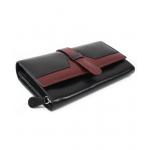 Dámská kožená psaníčková peněženka Arwel 8102­ - černá-červená