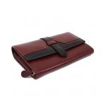 Dámská kožená psaníčková peněženka Arwel 8102­ - červená-černá