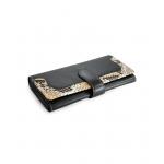 Dámská kožená psaníčková peněženka Arwel 8118 - černá-béžová