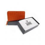 Dámska kožená listová peňaženka Arwel 1306 - oranžová