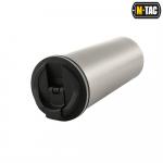 Mobilný termohrnček M-Tac Thermo Mug 450 ml - strieborný-čierny