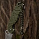 Šňůrka na nůž M-Tac Lanyard Triquetra - olivová