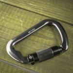 Karabína M-Tac Key-Lock - čierna