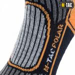 Ponožky M-Tac Polar Merino 40% - šedé-oranžové