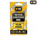 Svietiace tyčinky M-Tac Light Sticks 4,5 x 40 mm 10ks - žlté