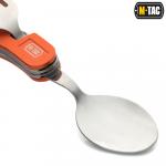 Jídelní sada M-Tac Two-piece Cutlery Set - stříbrná-oranžová