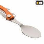 Jídelní sada M-Tac Folding Cutlery Set - stříbrná-oranžová
