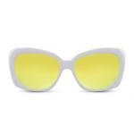Slnečné okuliare Solo Bee - biele-žlté