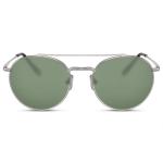 Slnečné okuliare Solo Aviatorni - strieborné-zelené
