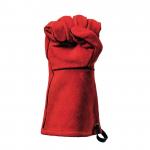 Kožené grilovací rukavice Feuermeister BBQ Premium - červené