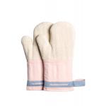 Kuchyňské rukavice Feuermeister Premium - bílé-růžové