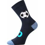 Ponožky dětské sportovní Voxx Arnold Fotbal 3 páry (modré, zelené)