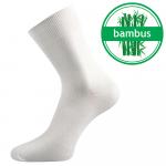 Ponožky bambusové Lonka Badon - biele