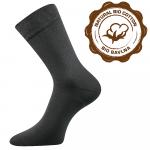 Ponožky z BIO bavlny Lonka Bioban - tmavě šedé