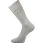 Ponožky spoločenské Lonka Desilve - svetlo sivé