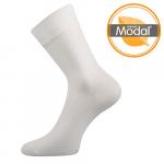 Ponožky společenské Lonka Dypak - bílé
