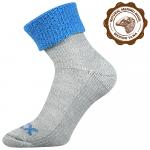 Ponožky dámské thermo Voxx Quanta - šedé-modré