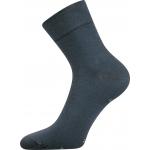 Ponožky spoločenské Lonka Haner - tmavo sivé