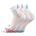 Ponožky dámské se síťkou na nártu Voxx Evok 3 páry - bílé