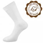 Ponožky bavlnené Lonka Habin - biele