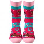 Ponožky dětské s elastanem Boma Horsik 2 páry - růžové