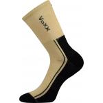 Ponožky antibakteriálne Voxx Josef - tmavo béžové-čierne