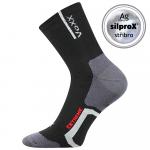 Ponožky antibakteriální Voxx Josef - černé-šedé