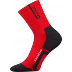 Ponožky antibakteriálne Voxx Josef - červené-čierne