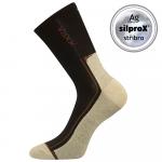Ponožky antibakteriální Voxx Josef - hnědé-béžové