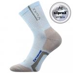 Ponožky antibakteriálne Voxx Josef - svetlo modré-sivé