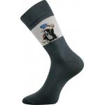 Ponožky s krtečkem Boma Krtek s rýčem 3 páry (navy, šedé, černé)