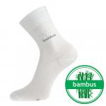 Ponožky s bambusom Boma Kristián - biele