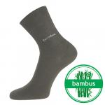 Ponožky s bambusom Boma Kristián - tmavo sivé