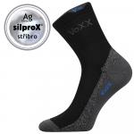 Ponožky antibakteriálne Voxx Mascott silproX - čierne-sivé