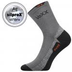 Ponožky antibakteriální Voxx Mascott silproX - světle šedé-černé