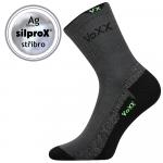 Ponožky antibakteriálne Voxx Mascott silproX - tmavo sivé-čierne