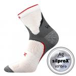 Ponožky antibakteriální Voxx Maxter silproX - bílé-šedé
