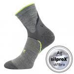 Ponožky antibakteriálne Voxx Maxter silproX - svetlo sivé
