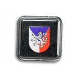 Odznak Český lev s vlajkou - farebný