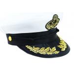 Čepice námořník kapitán dětská - bílá