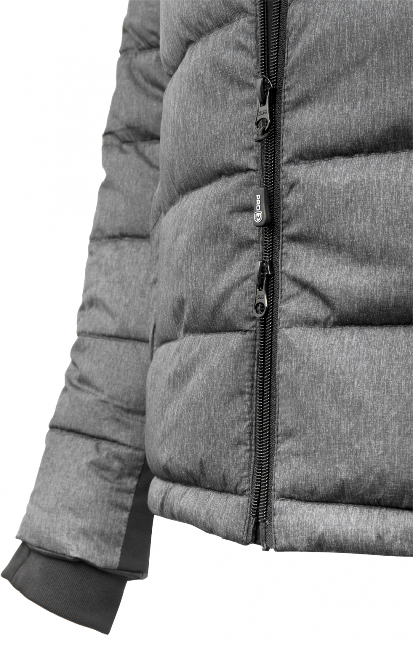 Zimní prošívaná bunda Bennon Chion - šedá-černá